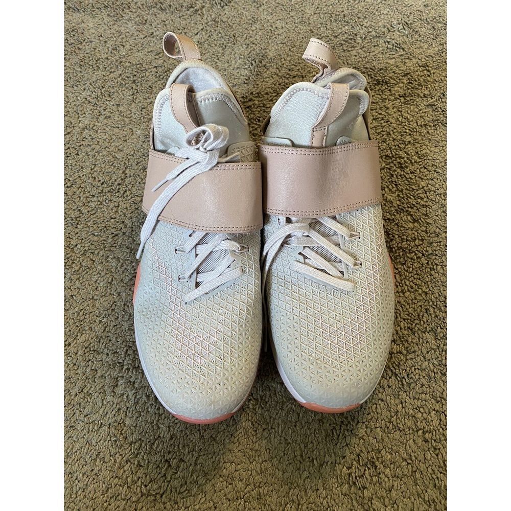 Nike Zoom Light Pink Basketball Shoes Women‎ Size 10 With Strap
